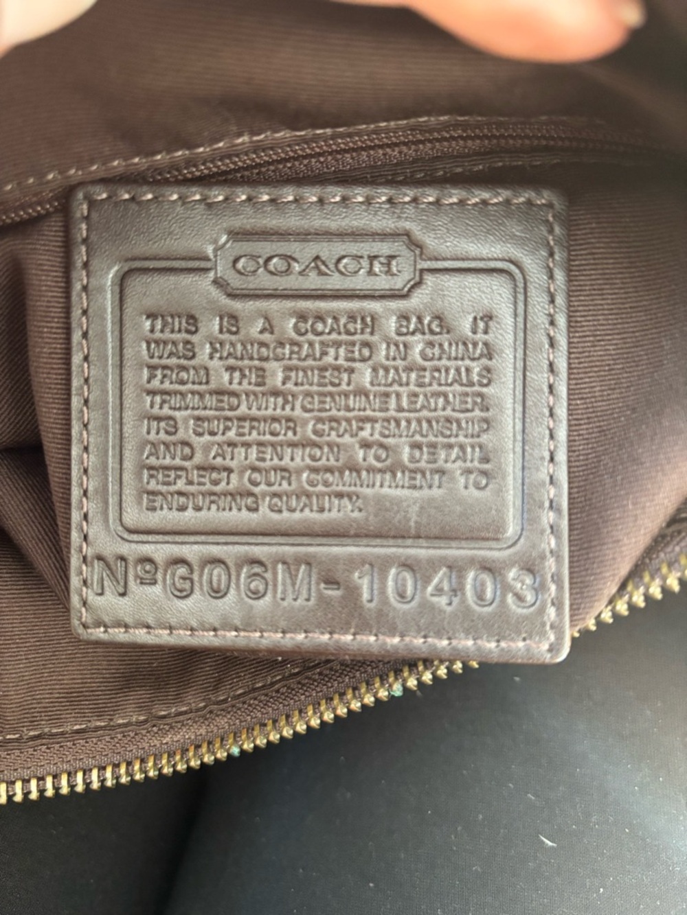 Coach VINTAGE G06M-10403 Signature Tan Jacquard Medium Convertible Duffle EUC - Picture 3 of 16